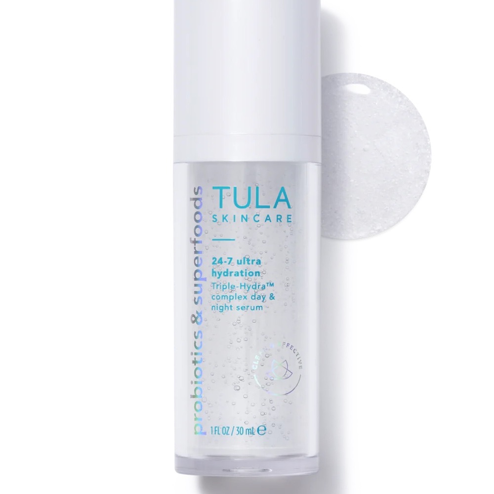 NIB- TULA skincare 24-7 hydration day and night serum